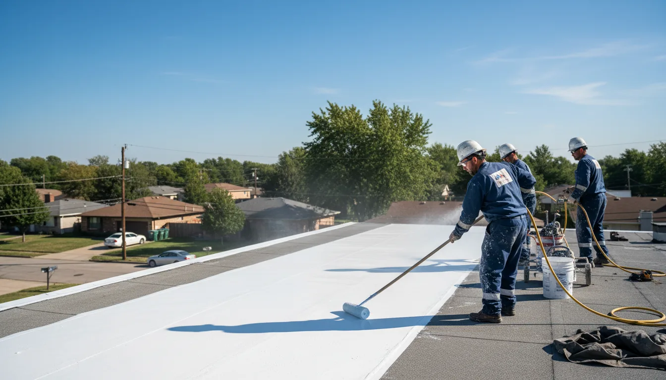 Commercial roof coating in Hundred, WV near me